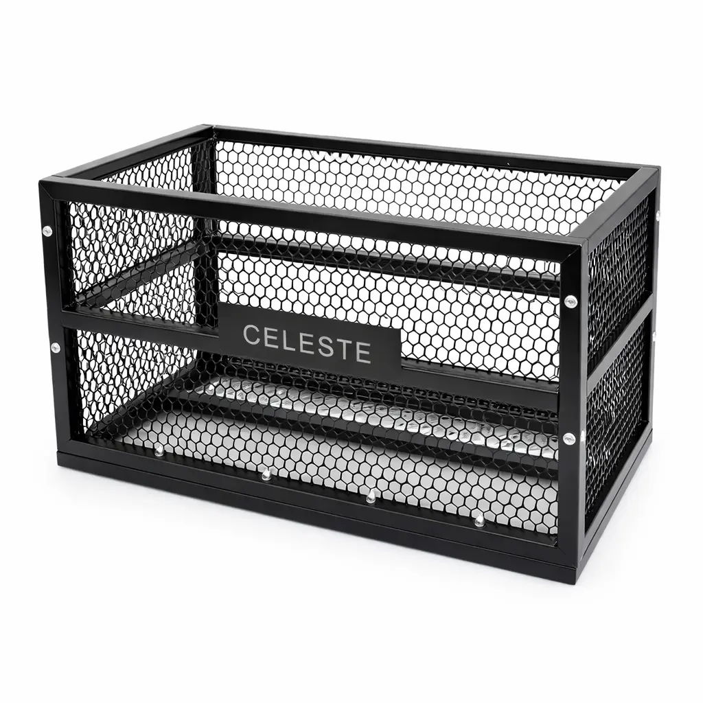 CANASTO  TRASERO CELESTE 2x1 ACERO SKKS