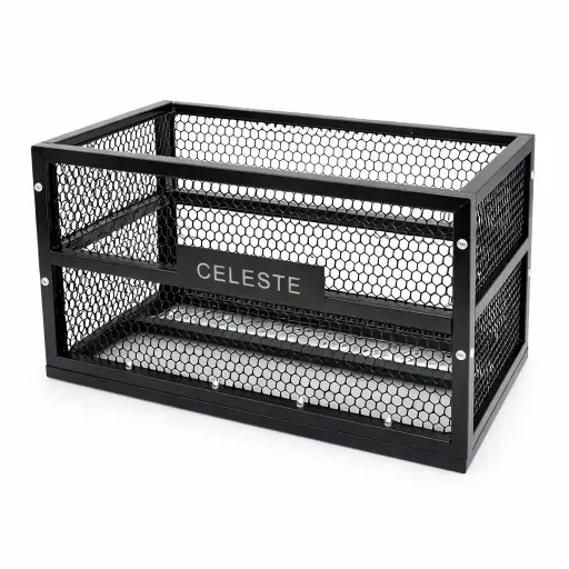 [07453] CANASTO  TRASERO CELESTE 2x1 ACERO SKKS